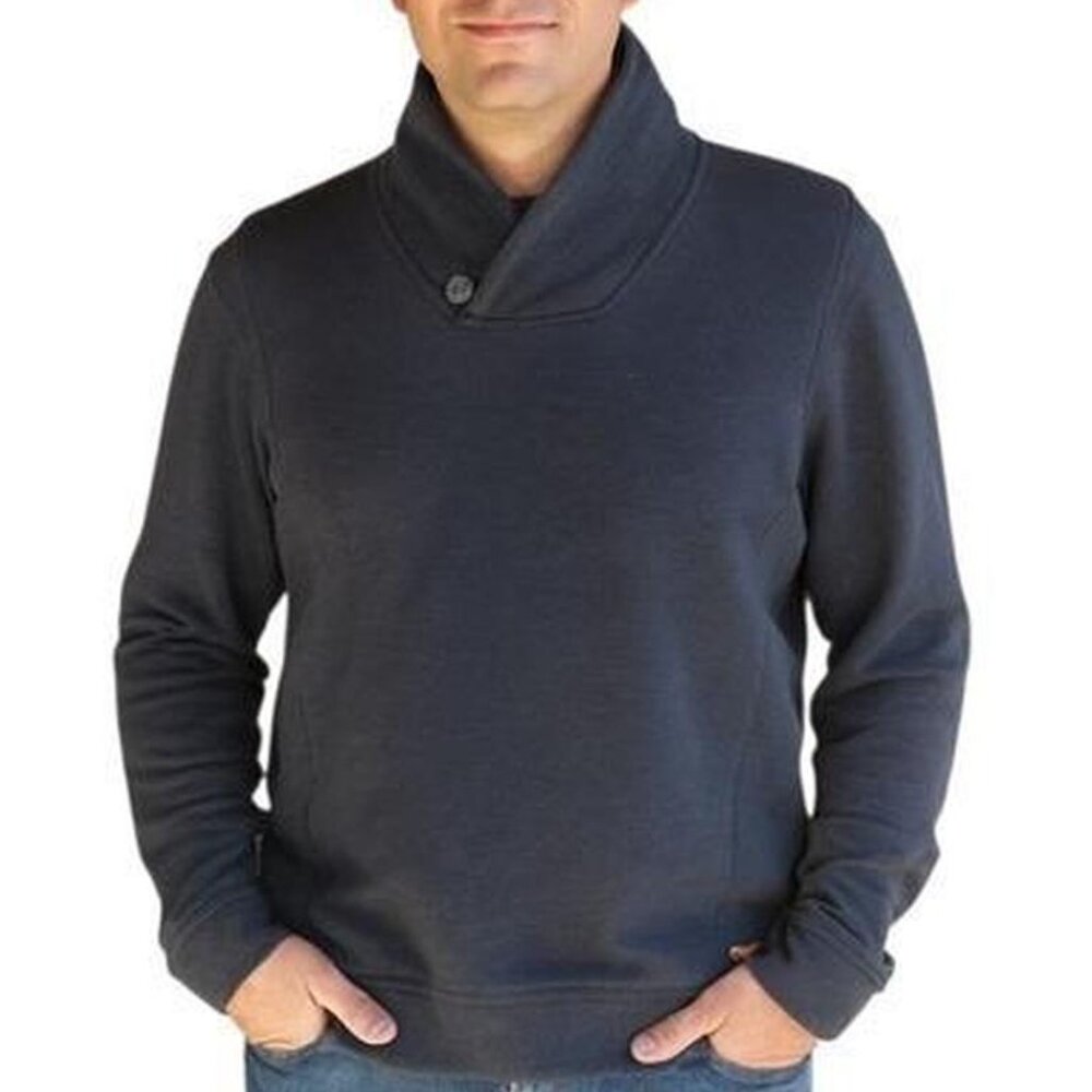 Ted Baker Charcoal Gray Cowl Neck‎ Funnel Pullover Sweater